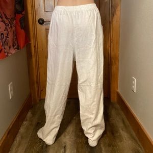 Baggy White Pants